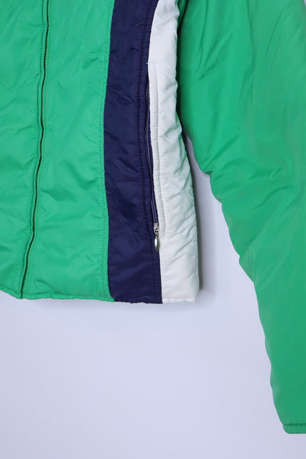 WOOLRICH VTG 1970's Goose Down Winter Coat Green Snow Jacket Women's S