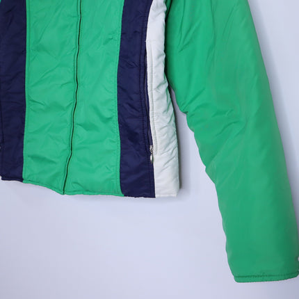 WOOLRICH VTG 1970's Goose Down Winter Coat Green Snow Jacket Women's S