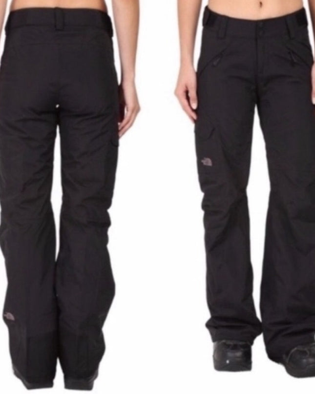 The North Face HyVent Tech Ski Pants Black Snow Water Resistant Women's S