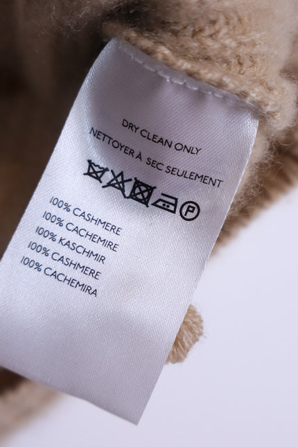 BY ANTHROPOLOGIE Oversized Ribbed 100% Cashmere Sweater Vest Neutral Women's XS