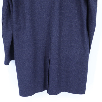 Banana Republic Mario Bellucci Wool Blend Top Coat Navy Blue Coat Men's S