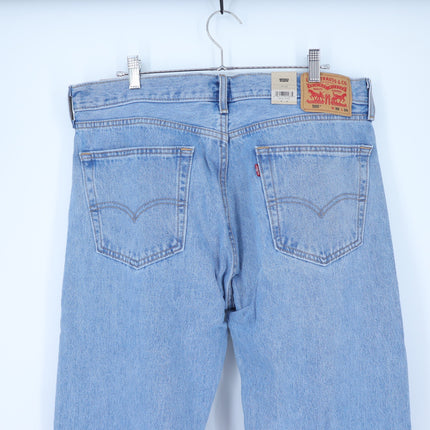 Levi's 501 Original Straight Jeans Blue NWT Mid Rise Regular Fit Men's 36X34