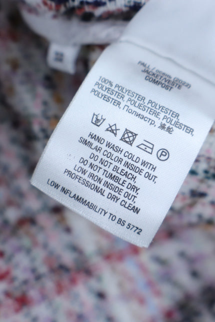 ESSENTIEL ANTWERP Colorful Tweed Cardigan Off-White Red Black Women's 32/US 2