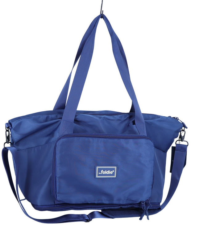 The Foldie Travel Bag Navy Blue NWT 40L Nylon 3-in-1 Foldable Convertible Bag