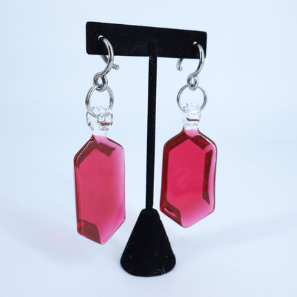 Glasswear Studios Red Rupee Weights 10g/2.5mm Pinot Noir Artisan Hangers