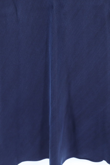 FIFTEEN TWENTY Bias Cut Midi Skirt Navy Blue NWT Pull On Women's M