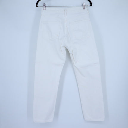 AGOLDE Parker Vintage Straight Jeans Milkshake White Low Slung Women's 24