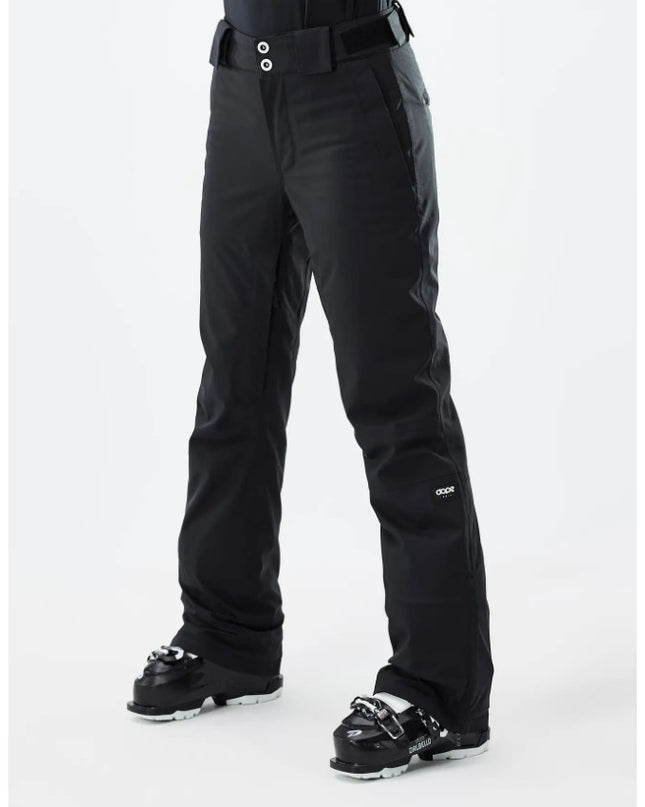 Dope Con Ski Pants Black Outdoor Insulated Water Resistant Women's L