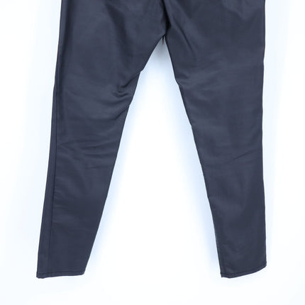 Bevy Flog Shely Vegan Leather Pants Black Skinny Elastic Waist Women's 29