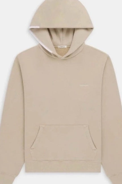 MADHAPPY Beige Classic Hoodie Fleece Sweatshirt Midweight Hoodie Women's L
