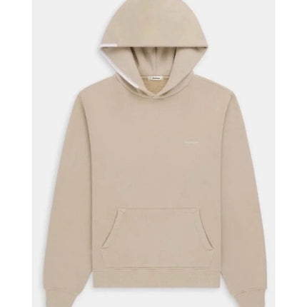 MADHAPPY Beige Classic Hoodie Fleece Sweatshirt Midweight Hoodie Women's L