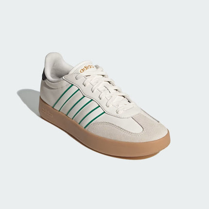 Adidas Barreda Sneakers Core White Court Green Lace Up Low Top Men's 11