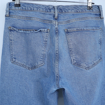 AGOLDE Nico High Rise Slim Jeans Chronicle Blue Light Wash Ankle Cut Women's 29