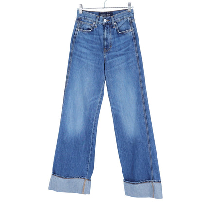Veronica Beard Taylor Wide Leg Jeans Rebel Stone High Rise 5-Pocket Women's 24