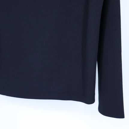 Spanx AirEssentials Crewneck Top Very Black NWT Modal Knit Long Sleeve Women's S