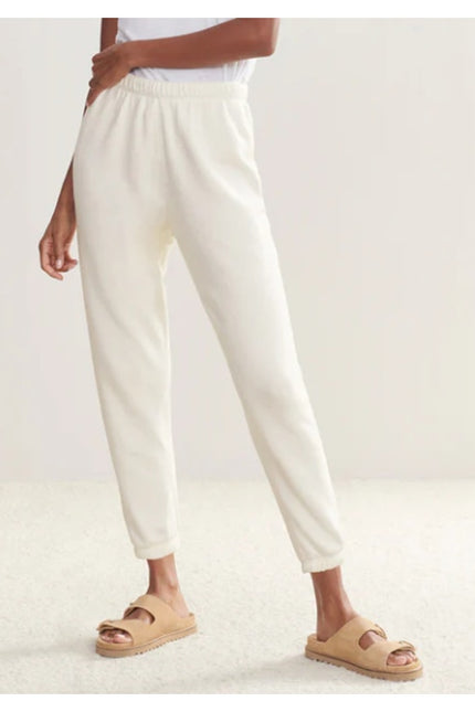 JENNI KAYNE Saturday Sweatpant Cream Elastic Waist Pull On Loungewear Women's XS