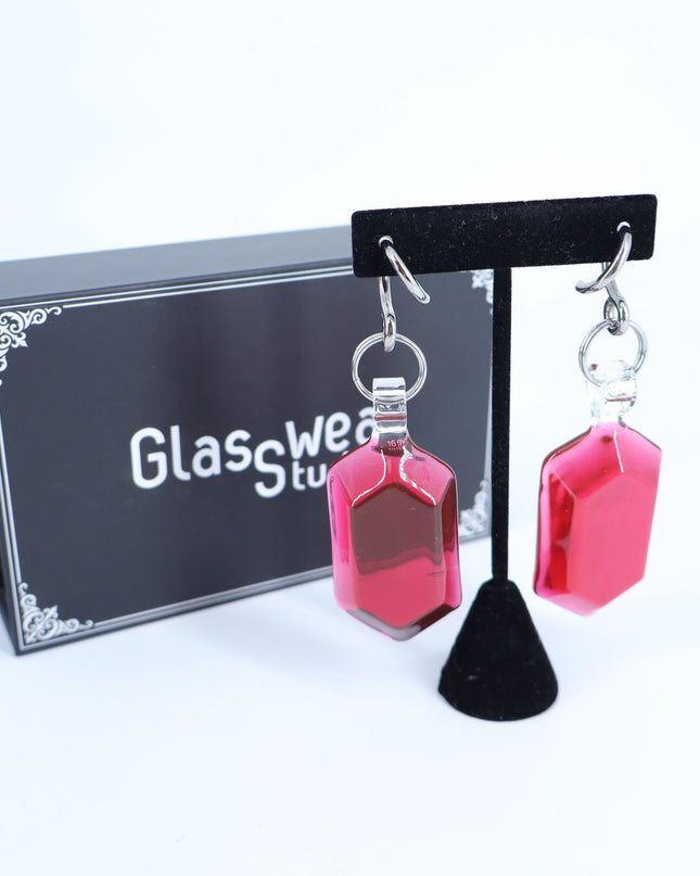 Glasswear Studios Red Rupee Weights 10g/2.5mm Pinot Noir Artisan Hangers