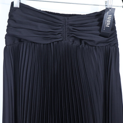 WHITE HOUSE BLACK MARKET NWT Black Pleated Strapless Dress Women's 00