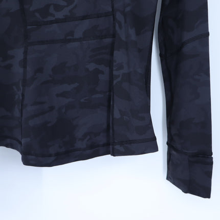 Lululemon Full Zip Define Jacket Black Heritage Camo Deep Coal Active Women's 8