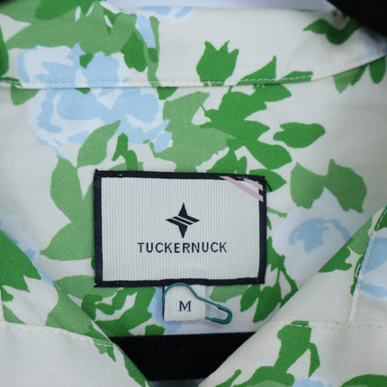 TUCKERNUCK Corrigan Popover Blouse English Ivy Green Long Sleeve Women's M