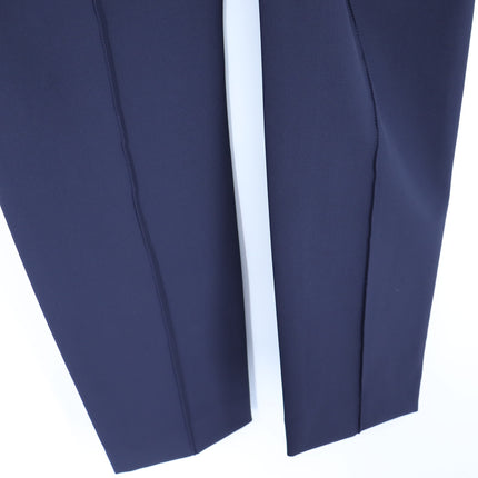 LAFAYETTE 148 Gramercy Tapered Trousers Navy Blue Acclaimed Stretch Women's 12