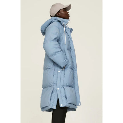 THE ARRIVALS Turbo Puffer Sleeper Coat Vintage Blue Long Sleeve Women's XS