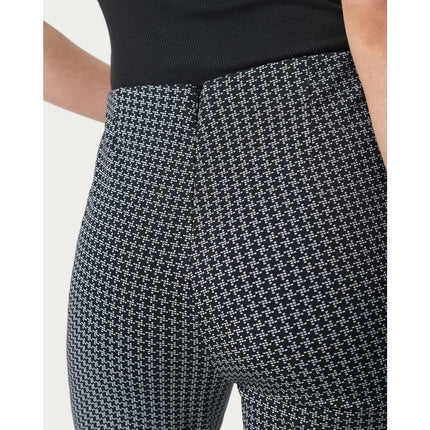Rag & Bone Irina Pants Kick Flare Black Multi NWT Cropped Pull On Women's M