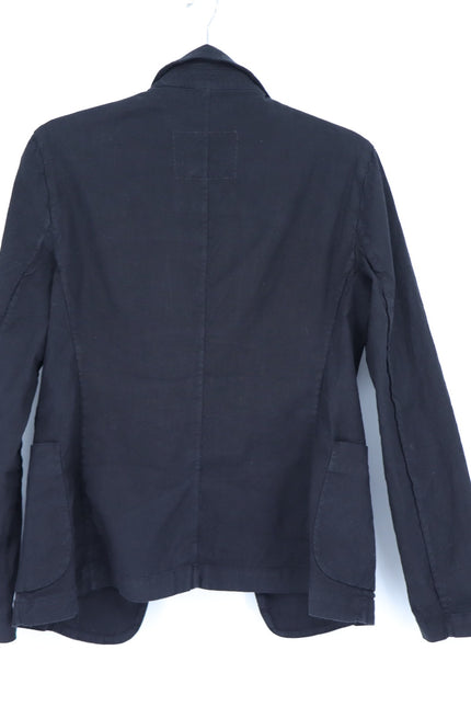 FRANK & EILEEN Dublin Open Blazer Black Long Sleeves Unlined Women's S