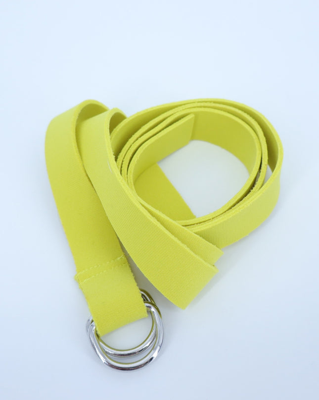 NORMA KAMALI Stretch Knit Belt Chartreuse Double Back Women's M/38