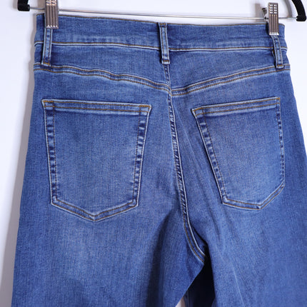 FRAME Le Pixie Slim Palazzo Jeans Blue Mermaid High Rise Women's 30
