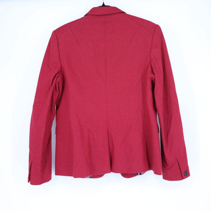 Rag & Bone Lexington Blazer Red Melange Wool Blend Long Sleeve Women's 8