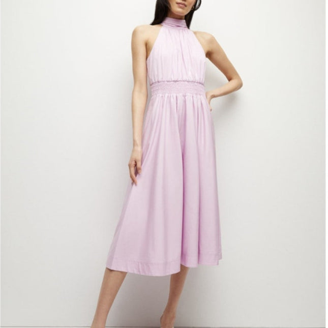 VERONICA BEARD Kinny Halter Dress NWT Barely Orchid Sleeveless Women's 10