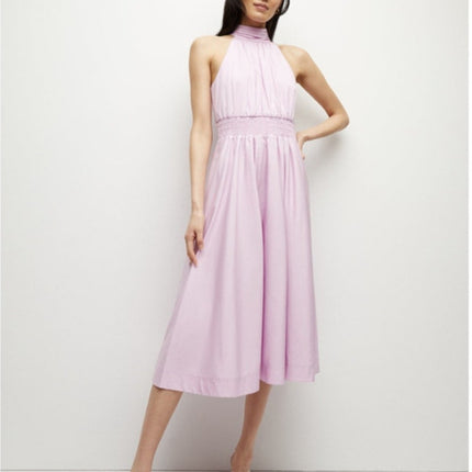 VERONICA BEARD Kinny Halter Dress NWT Barely Orchid Sleeveless Women's 10