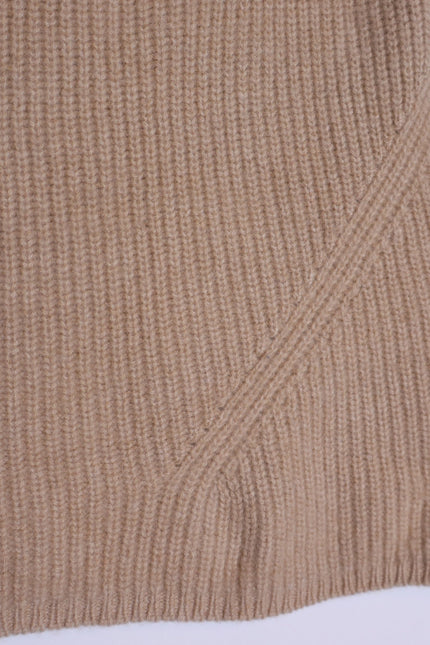 BY ANTHROPOLOGIE Oversized Ribbed 100% Cashmere Sweater Vest Neutral Women's XS