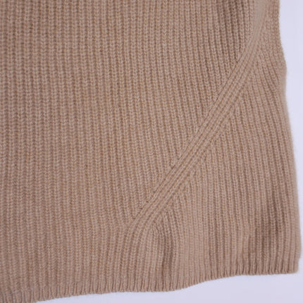 BY ANTHROPOLOGIE Oversized Ribbed 100% Cashmere Sweater Vest Neutral Women's XS
