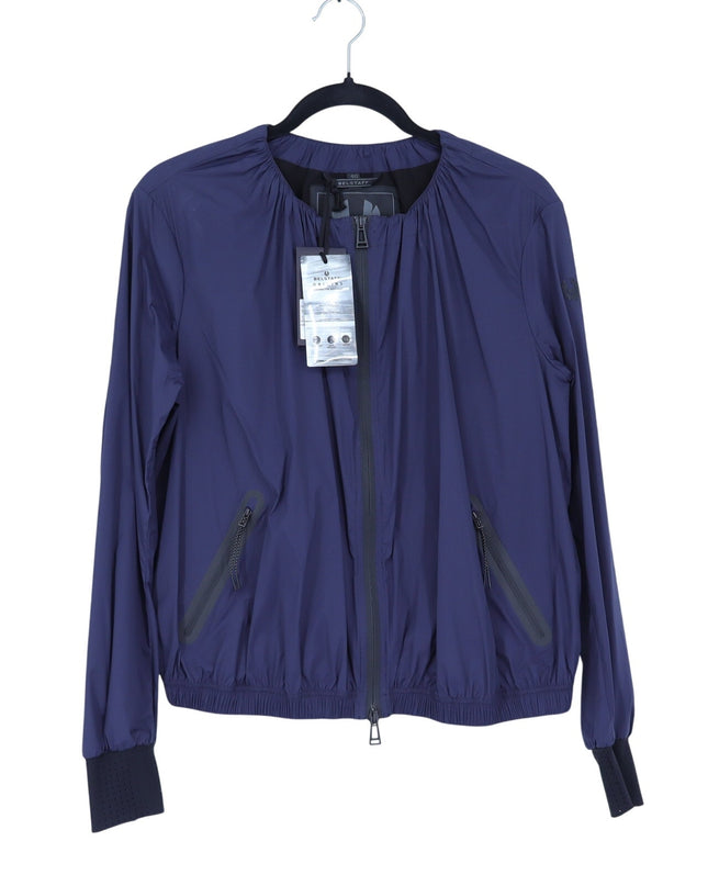 Belstaff Velocity Jacket NWT Admiral Blue Softshell Windbreaker Women's 40/US M