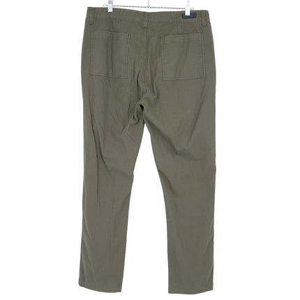 Adriano Goldschmied Wells Cargo Jeans Olive Green Mid Rise Relaxed Men's 34