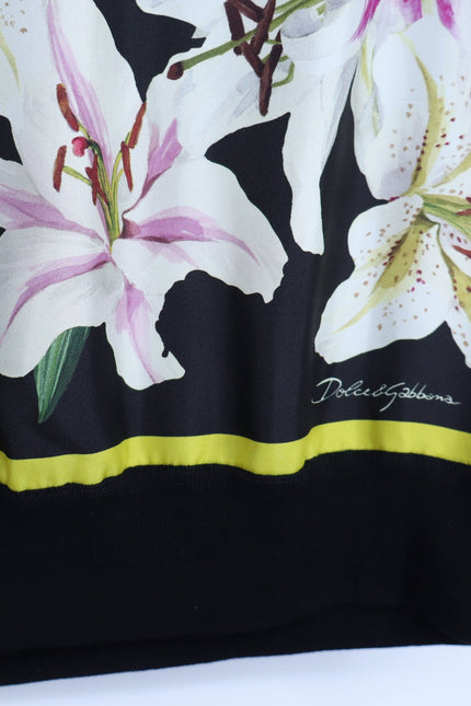 DOLCE & GABBANA Lily Silk Tank Black MSRP $995 Sleeveless Women's 44/US 8