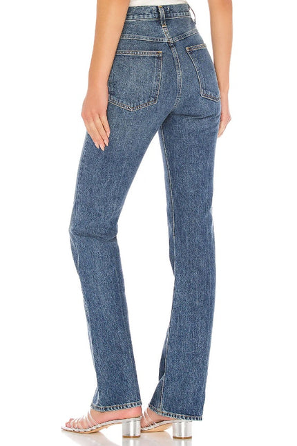 AGOLDE Vintage High Rise Jeans Blue Mid Wash Flare Absolute Zip Fly Women's 29