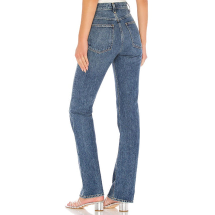 AGOLDE Vintage High Rise Jeans Blue Mid Wash Flare Absolute Zip Fly Women's 29