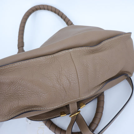 CHLOE Marcie Grained Leather Bag Nut NWT Convertible Crossbody Shoulder Bag