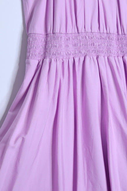 VERONICA BEARD NWT Kinny Halter Dress Barely Orchid Sleeveless Women's 10