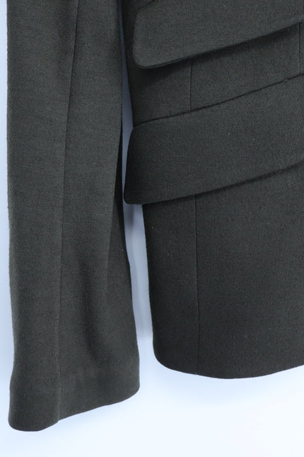 RAG & BONE Slade Wool Blazer Army Green Long Sleeve 4-Pocket Women's 8