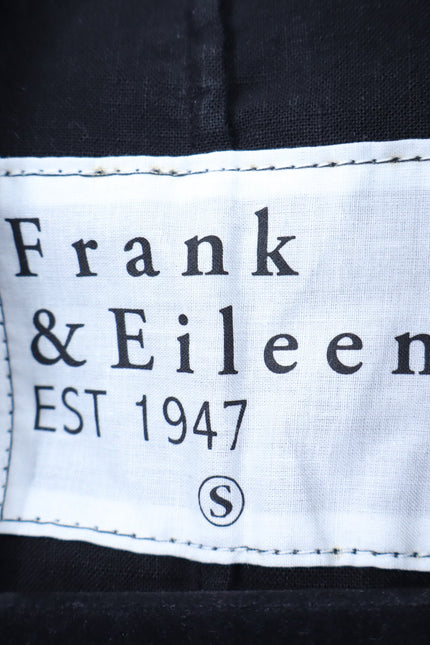 FRANK & EILEEN Dublin Open Blazer Black Long Sleeves Unlined Women's S
