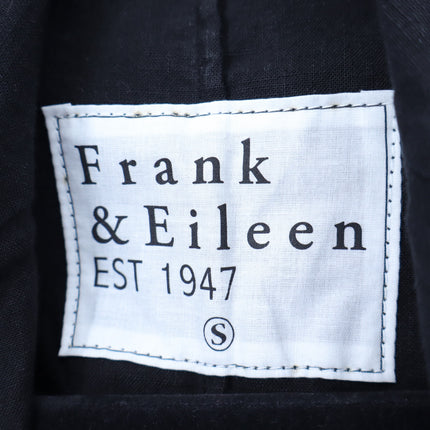 FRANK & EILEEN Dublin Open Blazer Black Long Sleeves Unlined Women's S