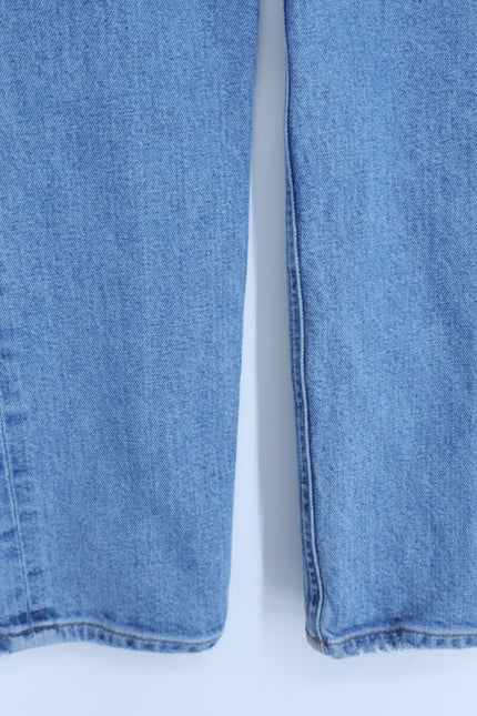 AGOLDE Willow Mid Rise Jean Torch Blue Slim Crop Light Wash Ankle Cut Women's 24
