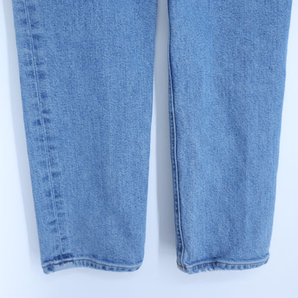 AGOLDE Willow Mid Rise Jean Torch Blue Slim Crop Light Wash Ankle Cut Women's 24