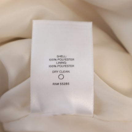 Express Faux Fur Jacket Ivory NWT Long Sleeve Collarless Women's XS