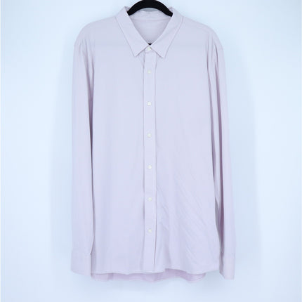 Rhone Commuter Shirt White Printed Sport Button Up Long Sleeve Men's XXL