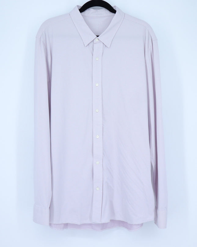 Rhone Commuter Shirt White Printed Sport Button Up Long Sleeve Men's XXL